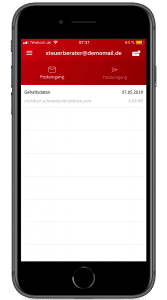 Sie sehen die E-Mails jederzeit in Ihrer Inbox