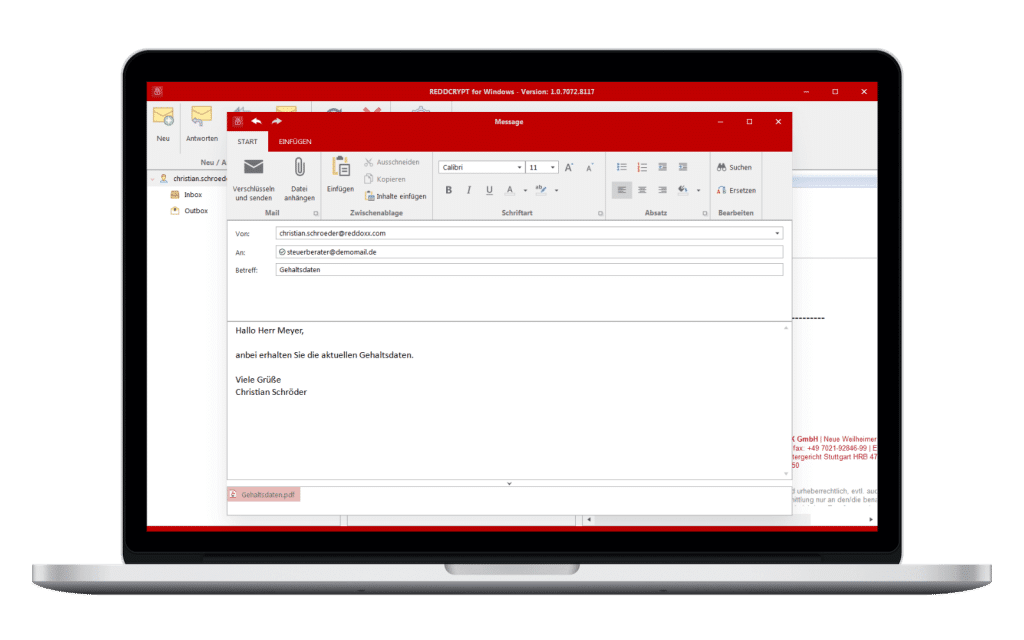 REDDCRYPT App for Windows
