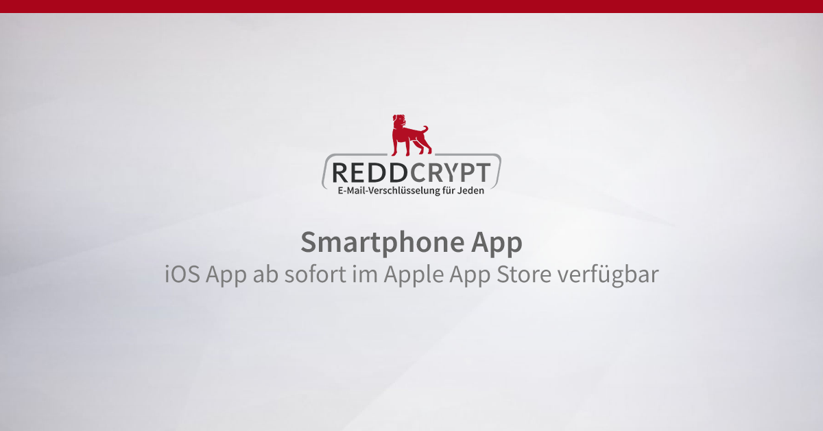 iOS App von REDDCRYPT ab sofort im App Store von Apple verfügbar