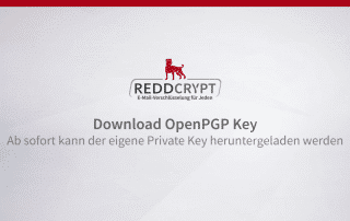 OpenPGP Private Key innerhalb von REDDCRYPT herunterladen