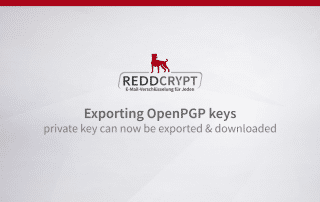 Exporting OpenPGP keys: one's private key can now be exported and downloaded